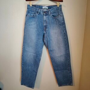 Vintage 90s Levis Signature Relaxed Fit Jeans Denim Tapered Medium Faded 34 x 32